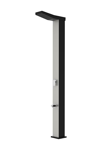 Steinbach Solardusche Deluxe – 049020Y – Massive Gartendusche mit 40 l Aluminiumtank und Mega Duschkopf im...