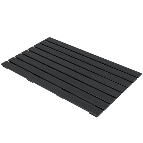 COSTWAY Bodenelement für Solardusche, WPC Bodenplatte für Gartendusche, Poolleiter oder Pool, rutschfest, 100 x 60 x...